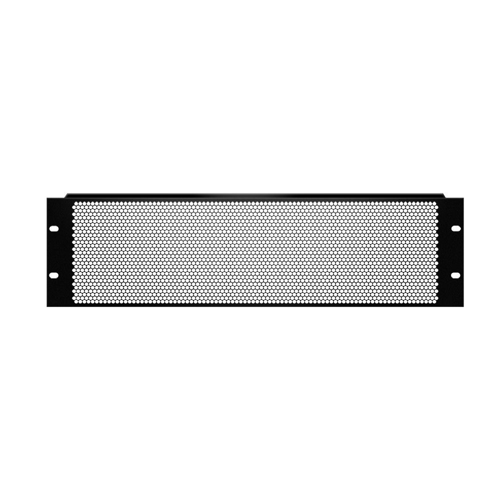 Adam Hall 87223VR 19" 3U Ventilatiepaneel Zwart