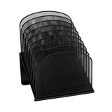 Safco Onyx Mesh Bureau-Organizer met 8 Laden, Zwart