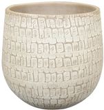 Ter Steege Renzo Sand Pot Beige/Crème Keramiek Rond 26 cm