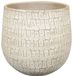 Ter Steege Renzo Sand Pot Beige/Crème Keramiek Rond 26 cm