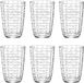 Bormioli Rocco Mat Waterglazen 390 ml - Set van 6 - Transparant Glas
