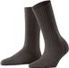 FALKE Cosy Wool Boot eenkleurig wol sokken dames bruin - maat 39-42
