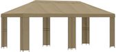vidaXL Tuinpaviljoen 6 x 3 m Beige Polyester Staal