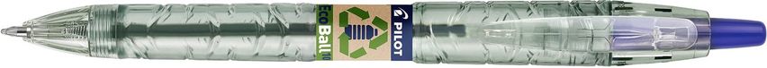 Pilot Ecoball balpen - B2P BeGreen medium - Blauw - 1 stuks