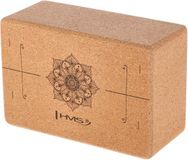 Hms Teko Sp. z o.o. HMS KJ02 Serie - Kurk Yoga Blok - Stabiliteit - Natuurlijk Materiaal - Bruin