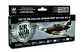 Vallejo "RAF & FAA SEAC Air Command Zuidoost-Azië 1942-45" Model Air Kleurset, 17 ml (Pack van 8)
