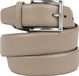 Suitable Riem 026 Beige - Maat 105 - Heren leren broekriem