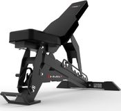HMS L3150 Trainingsbank - Verstelbare Rugleuning - 350 kg Capaciteit - Zwart