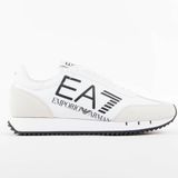 Ea7 Emporio Armani Lage Sneakers Unisex Synthetisch Rubber Wit/Zwart EU 41 1/3