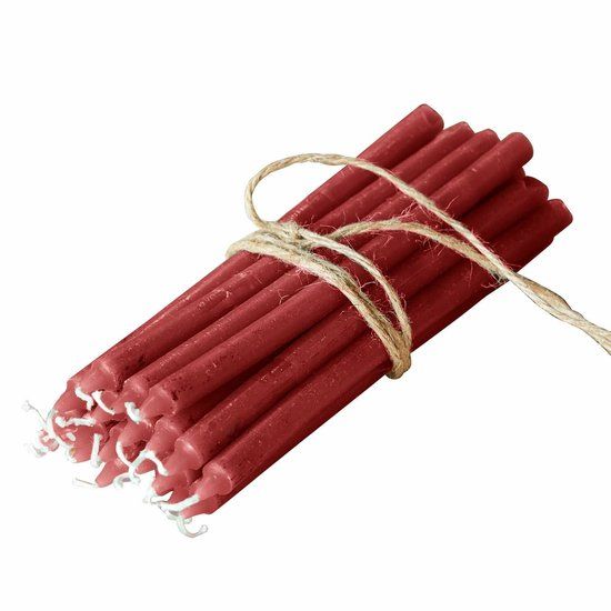 LOBERON Kaars set van 20 Lysarion rood