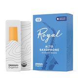 D'Addario Organics Royal Altsaxofoonrieten Sterkte 1.5, 10-Pack