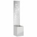 vidaXL Privacy Screen Flowers Silver 32 x 32 x 150 cm