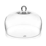 LACOR 61809 afdekking voor borden, beschermt levensmiddelen, ideaal voor het bewaren en presenteren van levensmiddelen, borosilicaatglas, zeer robuust, Ø 29 cm, hoogte: 15 cm, kristal
