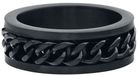etNox hard and heavy etNox Mesh Steel Unisex Ring - Zwart