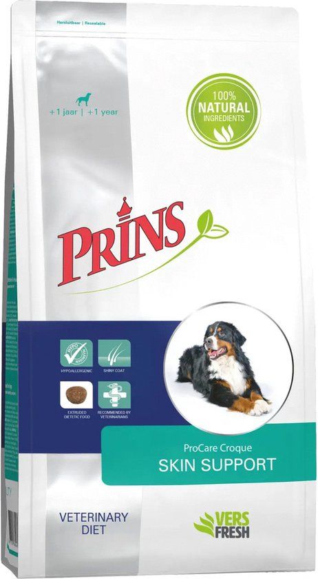 Prins ProCare Diet Croque Skin Support 10kg - Hondenvoer - Eend