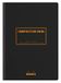 RHODIA 119209C - Soepel Notitieboek met Linnen Rug Composition Book Zwart - A5 14,8 x 21 cm - Kleine Ruitjes - 160 pagina's - Clairefontaine Wit Papier 80 g/m - Classic