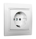 Elektrische Europa Elektrische mechanismen - Serie Europa - ERP60U BASE SCHUKO 2P+T WIT