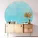 Sticker Mural Rond / Cercle - Couleur Tendance - Diamètre 70 Cm - Adhésif + Protection Brillante