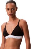 Calvin Klein Dames Triangle BH Zwart S