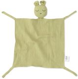 Merkloos Baby Knuffeldoekje Mousseline Bamboe Katoen – Zacht Knuffeldoekje Baby – Ademend & Veilig – Perfect Kraamcadeau olijf groen