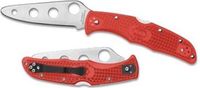 Spyderco Endura 4 Trainer Rood Kunststof Vouwmes