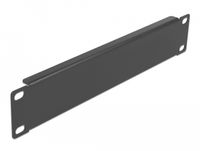 DeLOCK 66660 10" Blind Panel Black Metal 1U