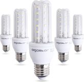Aigostar LED B5 T3 3U 9W - E27 fitting - 6400K - Set van 5 stuks