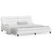 Maison Exclusive - Sommier sans matelas « Hvar » blanc 200 x 200 cm, simili cuir