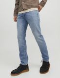 JACK & JONES Mike Original Regular Fit Jeans - Blue Denim - Men's Size 31/30