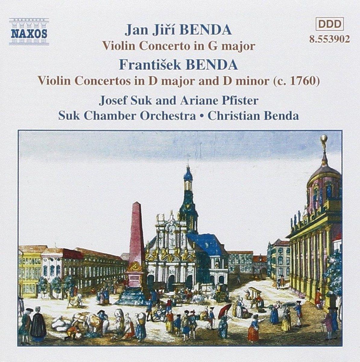 OUTHERE Benda Franz Frantisek: Concerti per Violino (Integrale) Vol 1 - CD