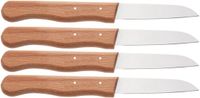 Knivesandtools Traditional Schilmessenset, 4-delig, Koolstofstaal, Beukenhout, Handgemaakt in Solingen