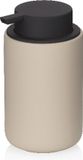 Kela Zeepdispenser, 0.3 L, Kunststof, Keramiek met Rubbercoating, Beige