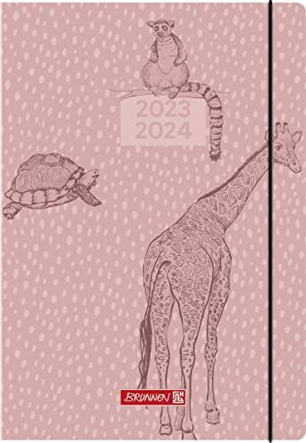 Brunnen 1072110044 Wochenkalender Schülerkalender 2023/2024 "Wild Animals" A5