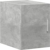 vidaXL Wandkast - 30x42,5x40 cm - Bewerkt Hout - Betongrijs