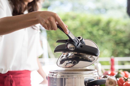 Lagostina Mia Lagoeasy'up - Snelkookpan - 5 l - Roestvrijstaal