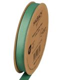 Halbach Seidenbänder Premium ripslint, breedte: 13 mm lengte: 25 m, duurzaam cadeaulint van gerecycled polyester, ideaal als lint, kleur: saliegroen