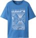 NAME IT Jongens T-shirt NKMBENNO SS NREG TOP BOX PB - Katoen - Blauw - Maat 158/164
