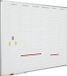 SMIT VISUAL Planbord Softline profiel 8mm Werkdagen, GB incl. dagenstrook - Weekplanner - Dagplanner - Engelse uitvoering - 60x90cm