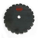 Oregon Bosmaaier Zaagmes, 225mm, 25,4mm, Centraal Gat voor Dikke Houten Vegetatie Waaronder Stengels en Struikgewas, Professioneel en Heavy Duty, EIA Type voor 30cc+ Trimmers en Grotere Bosmaaiers