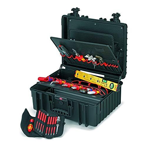 KNIPEX Robust 34 Elektro 00 21 36 Gereedschapskoffer (met inhoud) Elektricien 26-delig