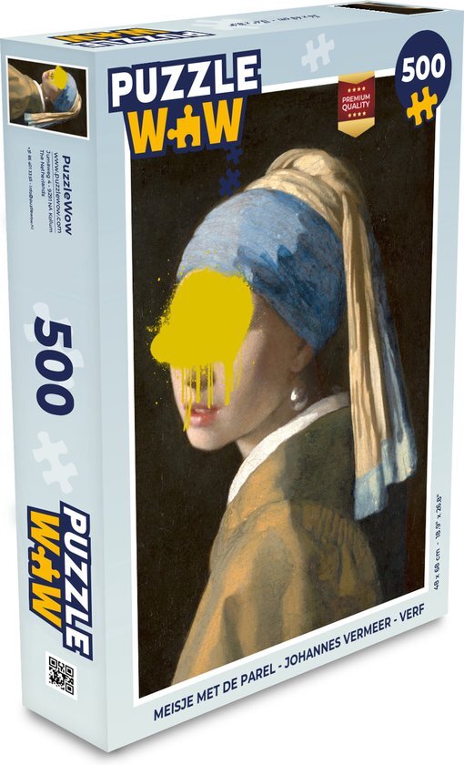 MuchoWow Puzzel Meisje met de parel - Johannes Vermeer - Verf - Legpuzzel - Puzzel 500 stukjes