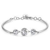 Brosway Armband Chakra für Damen aus 316L-Edelstahl mit Swarovski-Kristallen, Karabinerverschluss, Größe: 13 cm, BHK344
