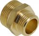 Bonfix dubbele verloopnippel messing 3/8 filetage mâle x 1/4 filetage mâle