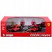 Bburago Ferrari F1-75 & SF-23 Sainz & Leclerc 1:43 Modelbouwkit Auto 4 Eenheden Rood