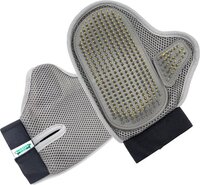 Mister Mill Dierenborstel Handschoen - Grijs - Voor Honden, Katten & Knaagdieren