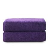 Top Towel Plus - Grote badhanddoeken - 2 badhanddoeken - 100 x 150 cm - 100% katoen - violet