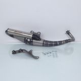 Giannelli Uitlaat voor Gilera 50 Runner Scooter 1997-1999 Rekord / 31601RK Grijs