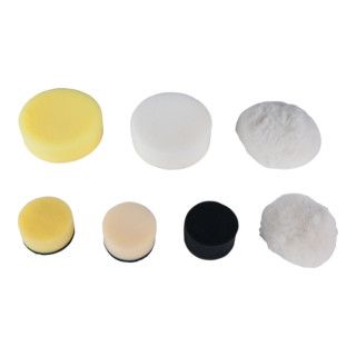 KS Tools kunststof onderlegger wit Ø 85mm - set van 5