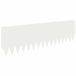vidaXL Bordure de pelouse - 20 pièces - 103 x 30 cm - Acier - Blanc
