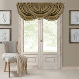 Elrene Home Fashions Antonia Verduisteringsgordijn - Goudkleurig Antiek-Look - 120 x 96 cm